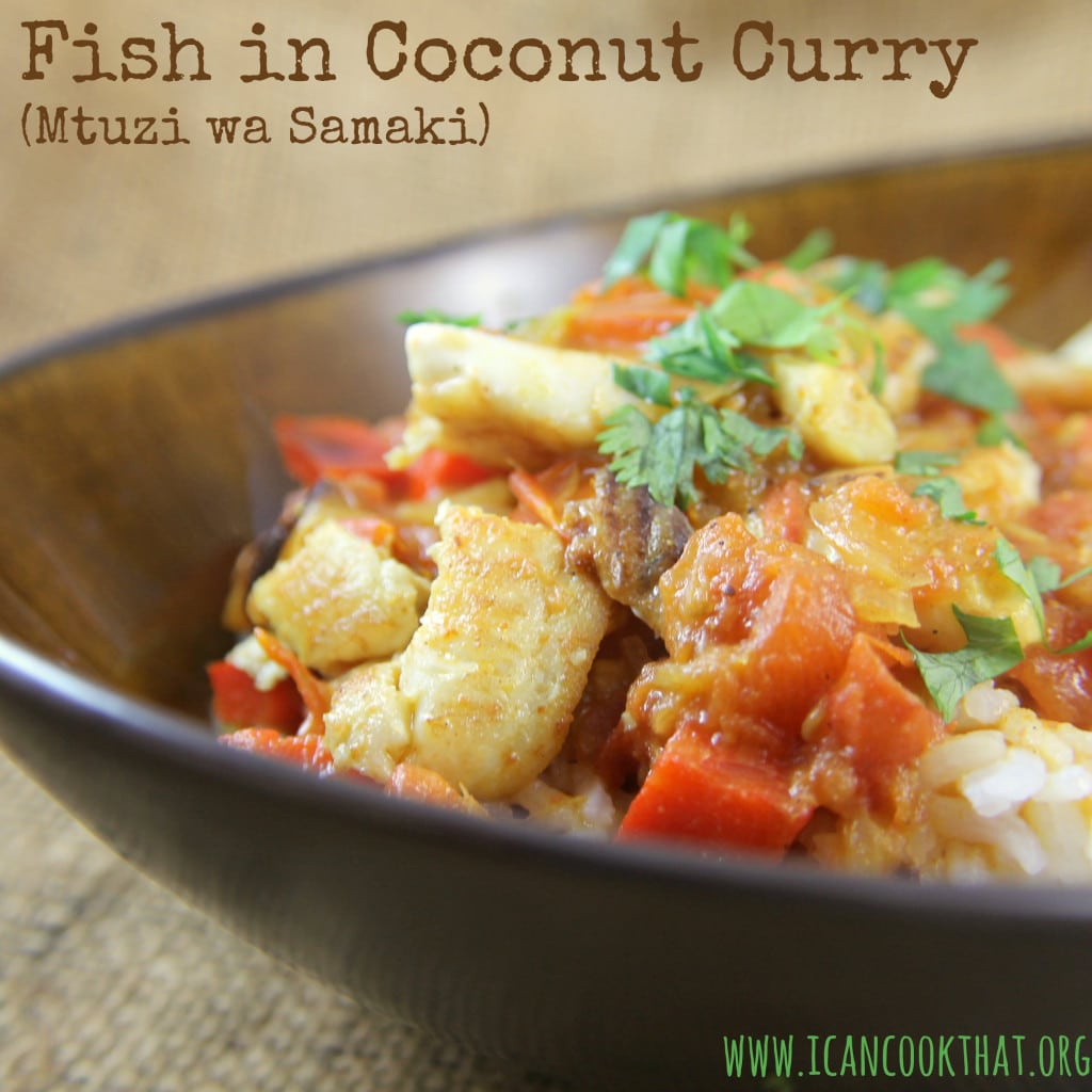 Fish in Coconut Curry (Mtuzi wa Samaki)