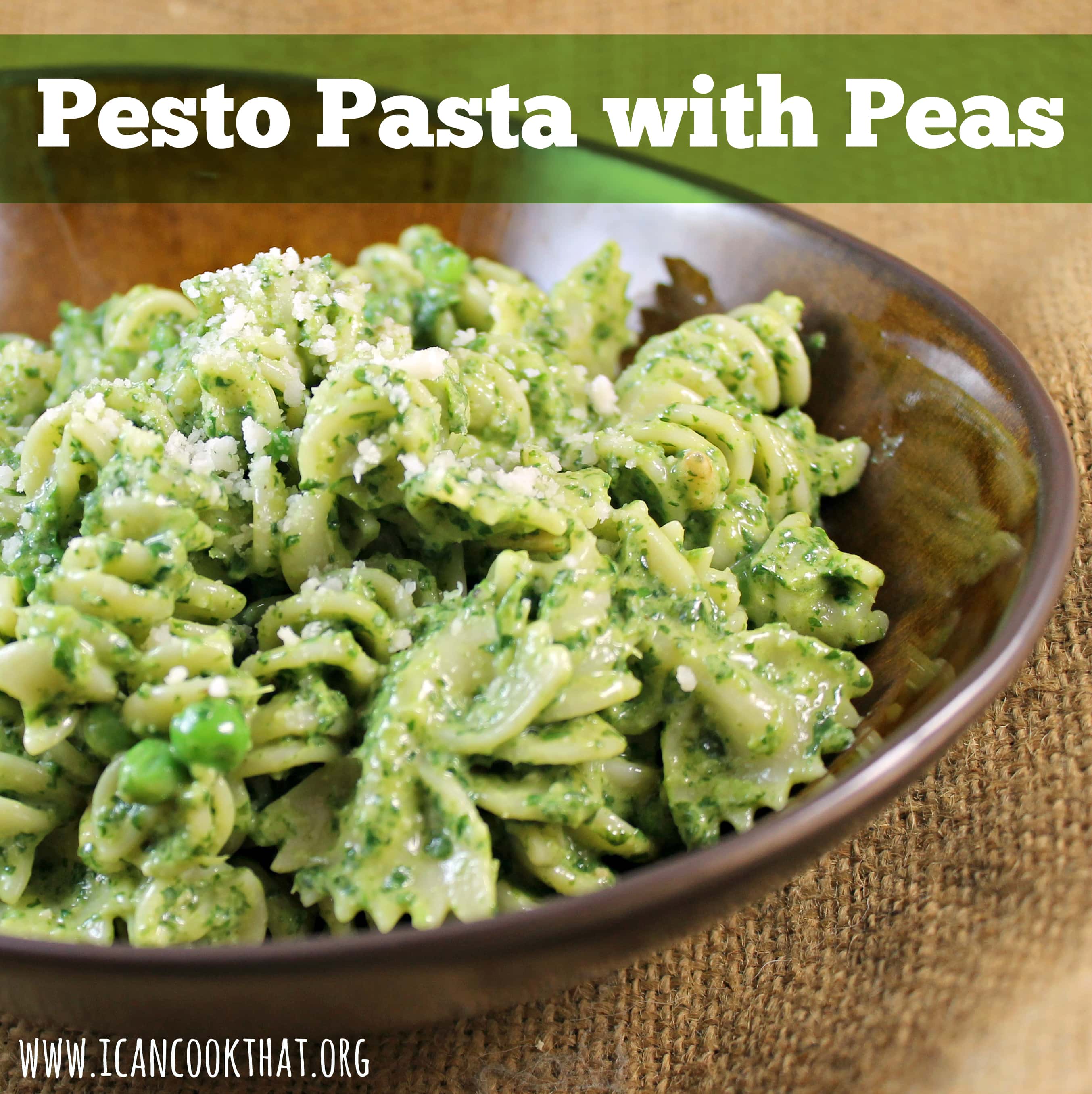 Pesto Pasta with Peas Recipe | I Can Cook That | I Can Cook That