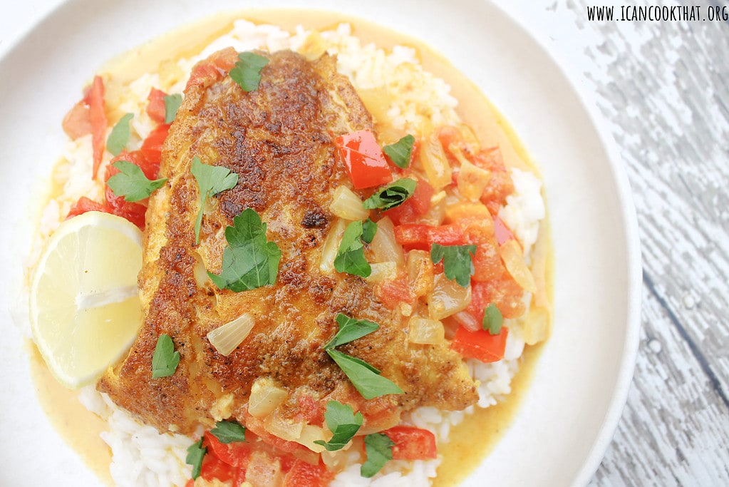 Mtuzi wa Samaki (Fish in Coconut Curry)