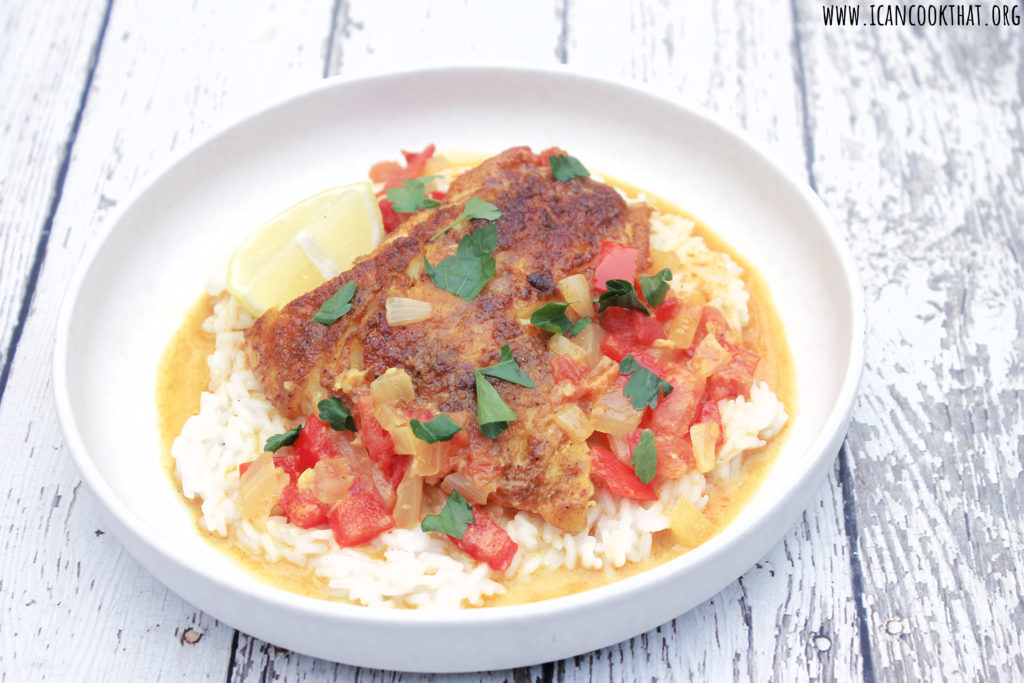 Mtuzi wa Samaki (Fish in Coconut Curry)