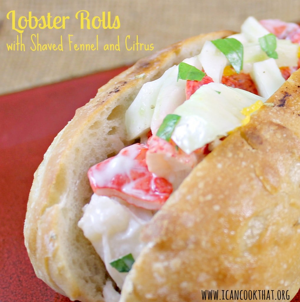 Lobster Rolls with Fennel and Citrus