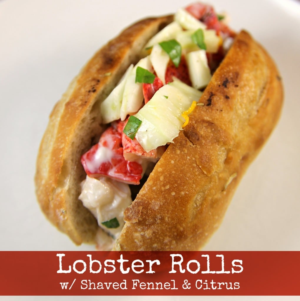 Lobster Rolls with Fennel and Citrus