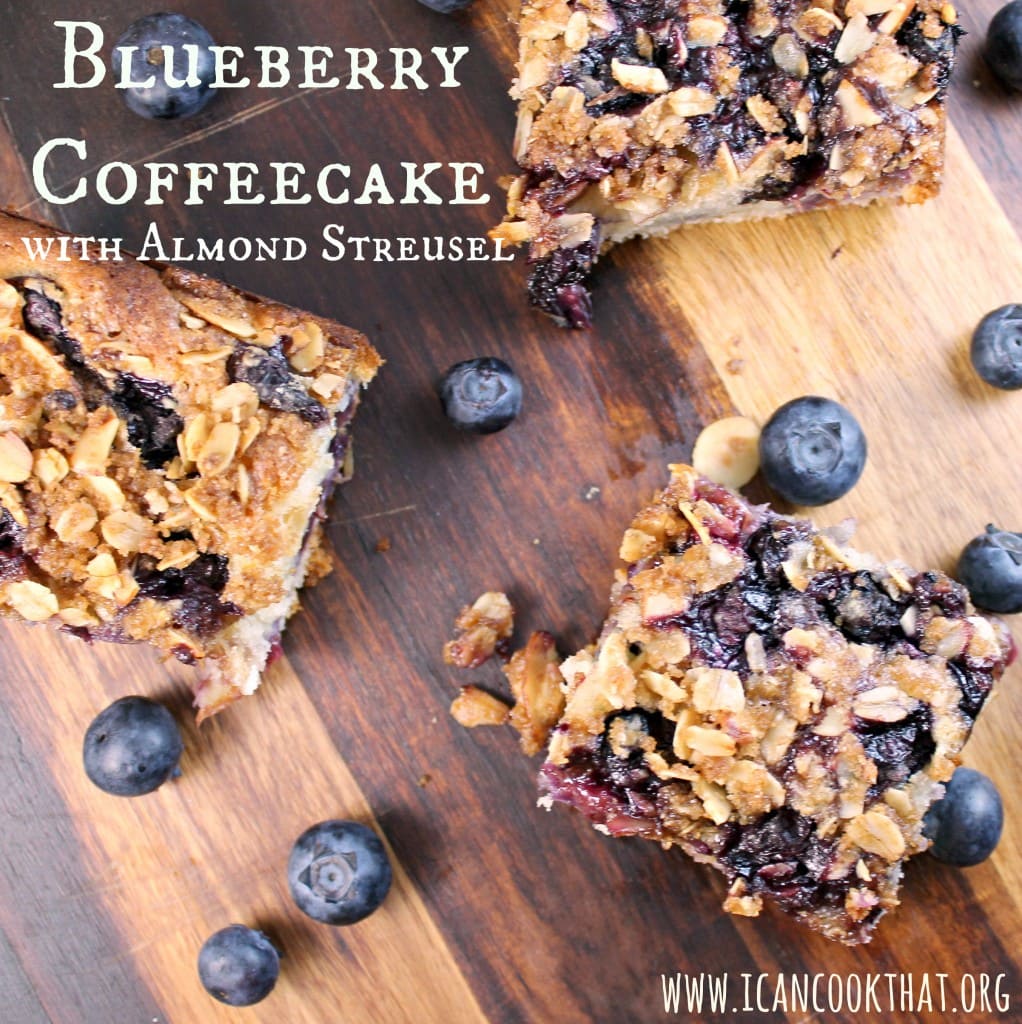 Blueberry Coffee Cake with Almond Streusel