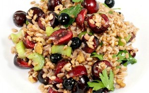 Farro Berry and Walnut Salad