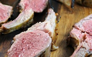 Grilled Saffron Rack of Lamb