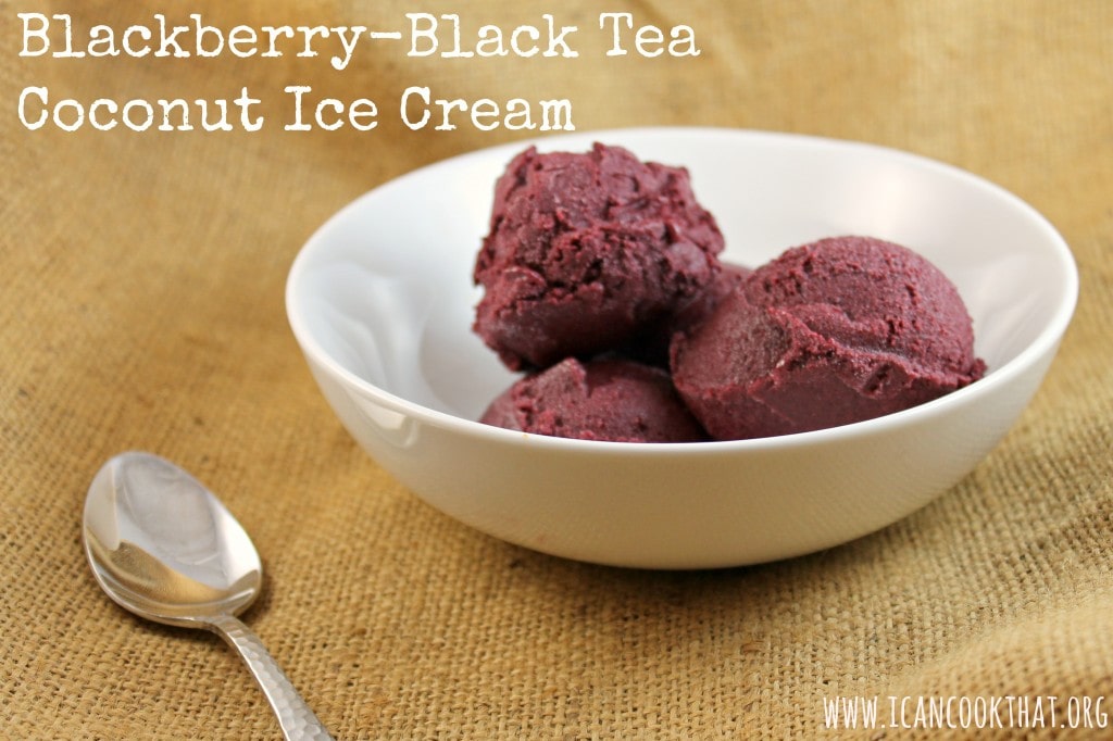 Blackberry Black Tea Coconut Ice Cream