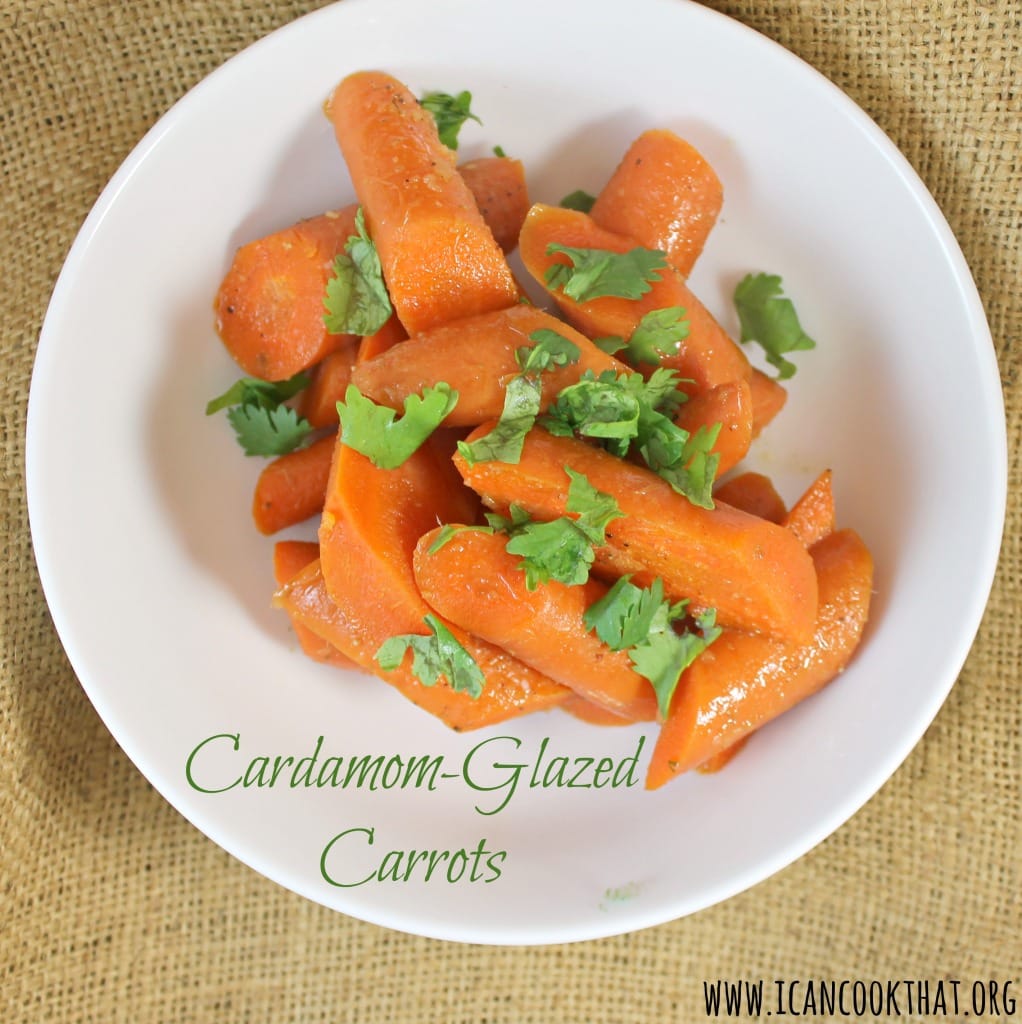 Cardamom Glazed Carrots