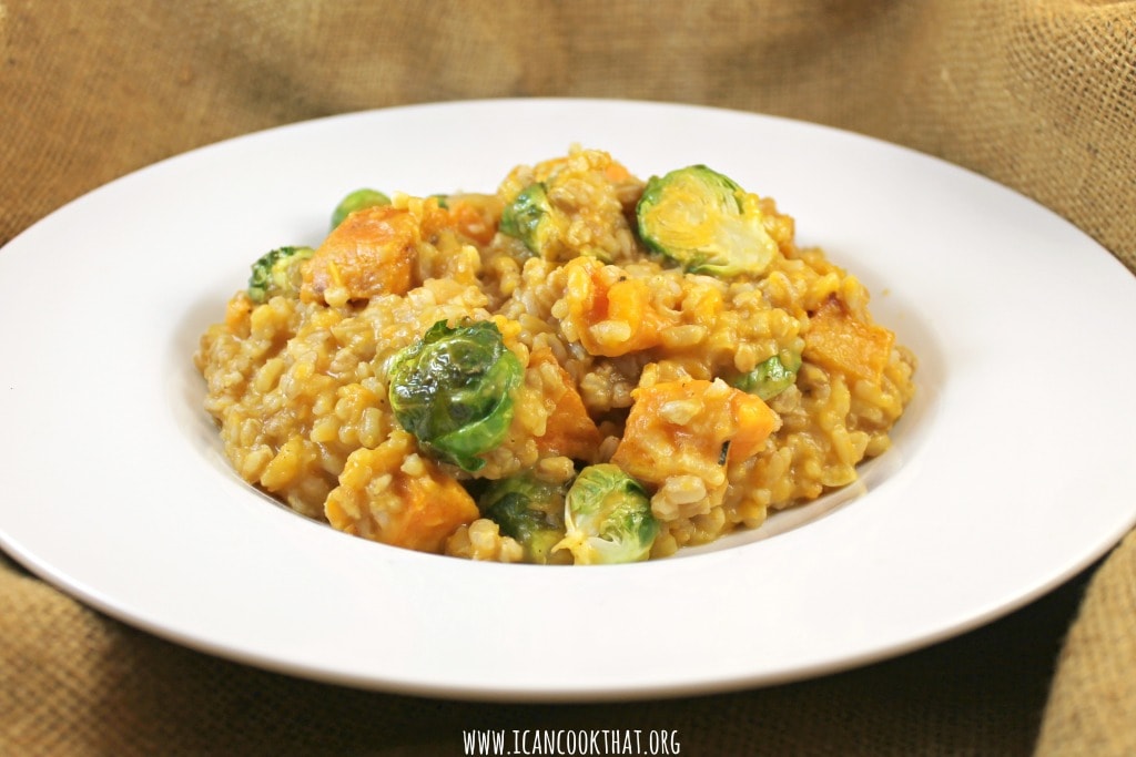 Winter Risotto with Farro and Arborio Rice