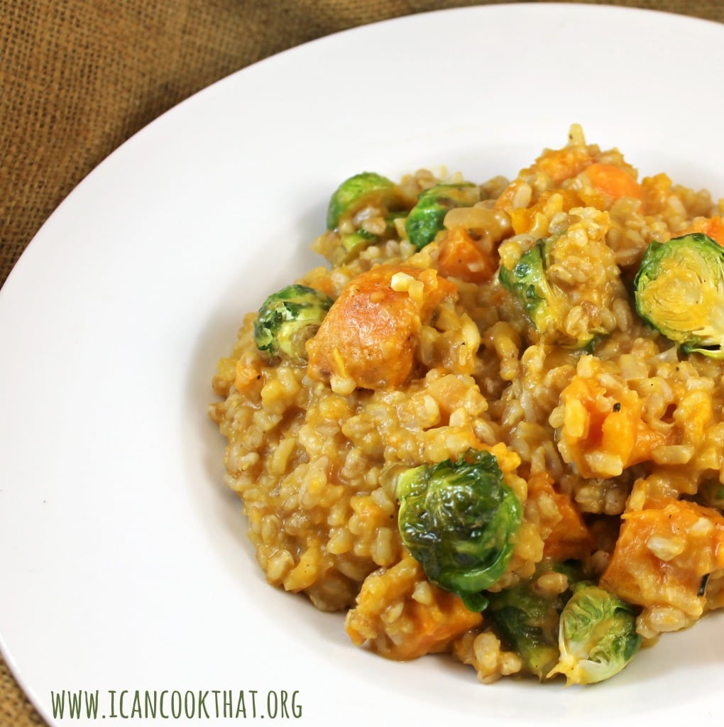 Winter Risotto with Farro and Arborio Rice