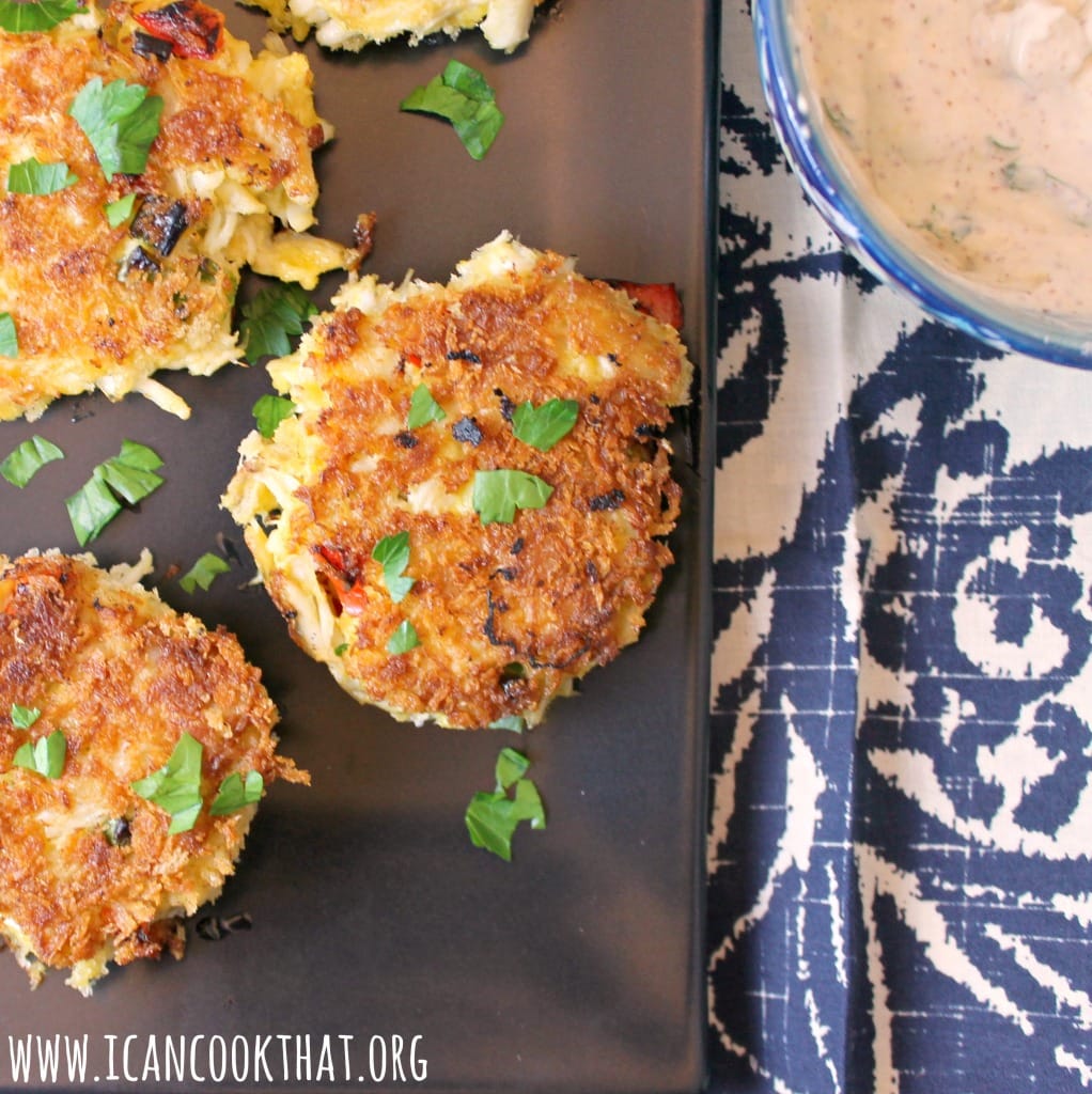 Crab Cakes with Spicy Mustard Sauce