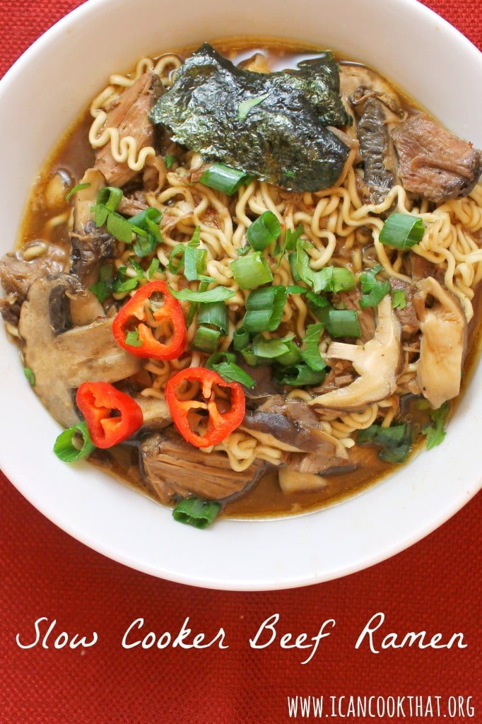 Slow Cooker Beef Ramen