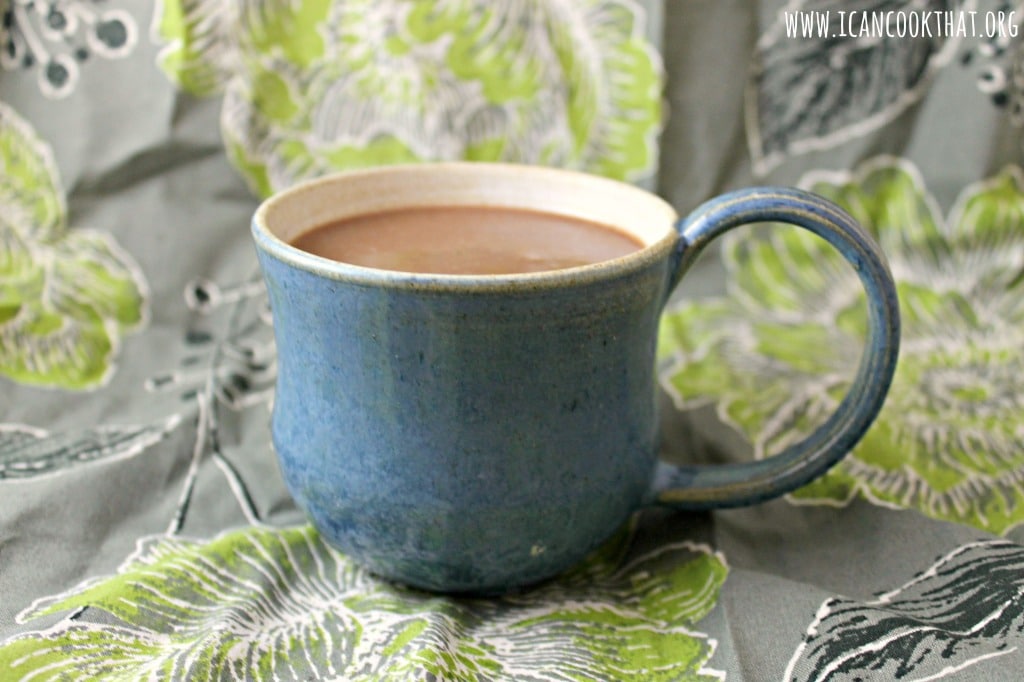 Spiked Mint Coconut Milk Hot Chocolate