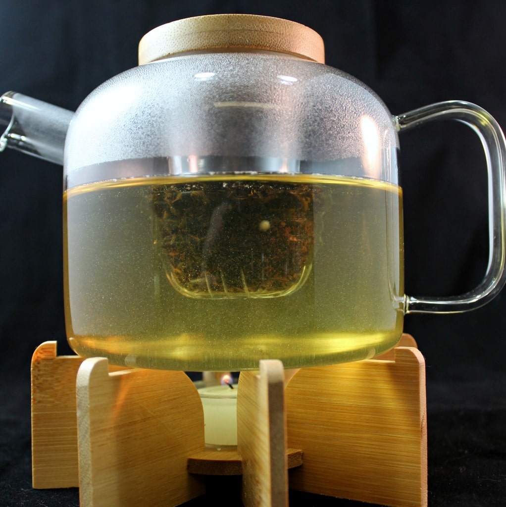 UncommonGoods Glass Teapot With Stand