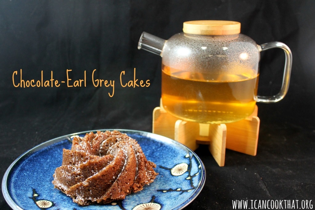 Mini Chocolate Earl Grey Cakes