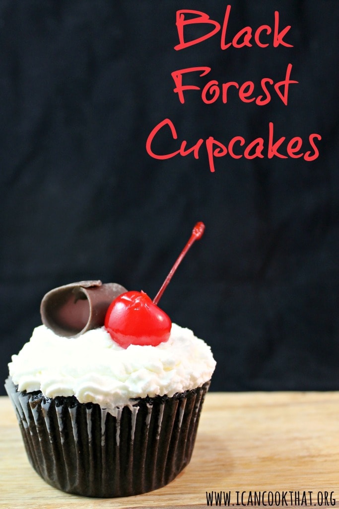 Black Forest Cupcakes #Choctoberfest with Imperial Sugar