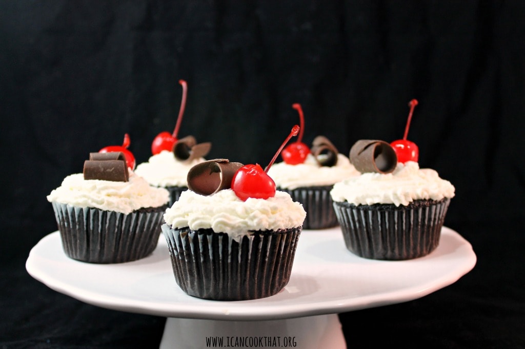 Black Forest Cupcakes #Choctoberfest with Imperial Sugar