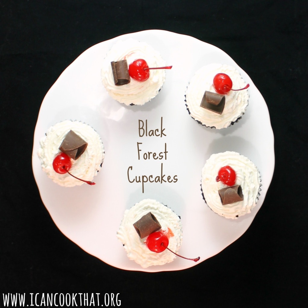 Black Forest Cupcakes #Choctoberfest with Imperial Sugar