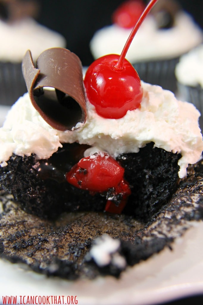 Black Forest Cupcakes #Choctoberfest with Imperial Sugar