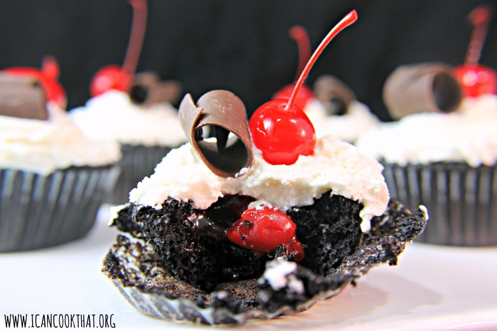 Black Forest Cupcakes #Choctoberfest with Imperial Sugar