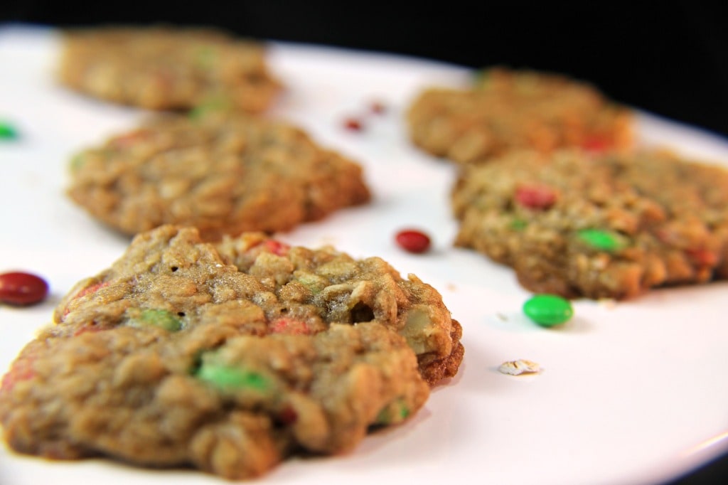 Spiced Oatmeal M&M's® Cookies #MemoriesInTheBaking