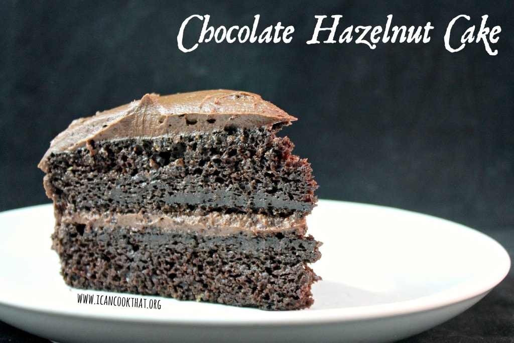 Chocolate Hazelnut Cake #SplendaHoliday