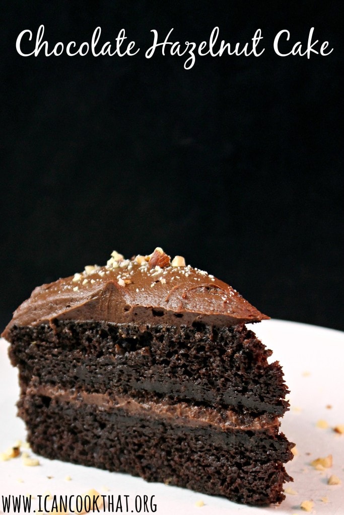 Chocolate Hazelnut Cake #SplendaHoliday