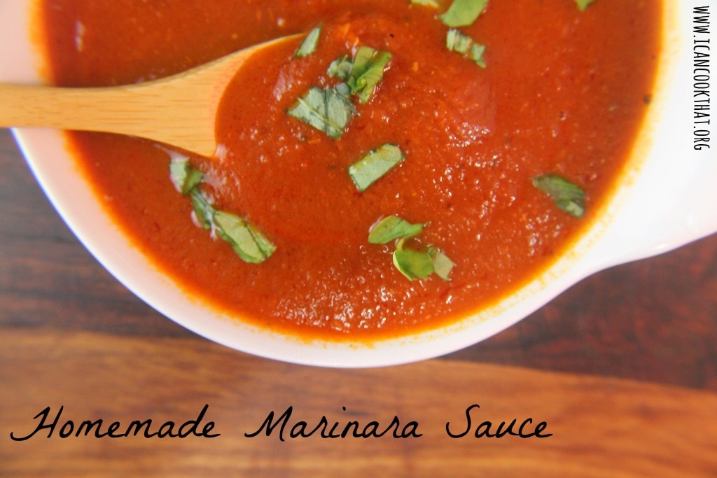 Homemade Marinara Sauce