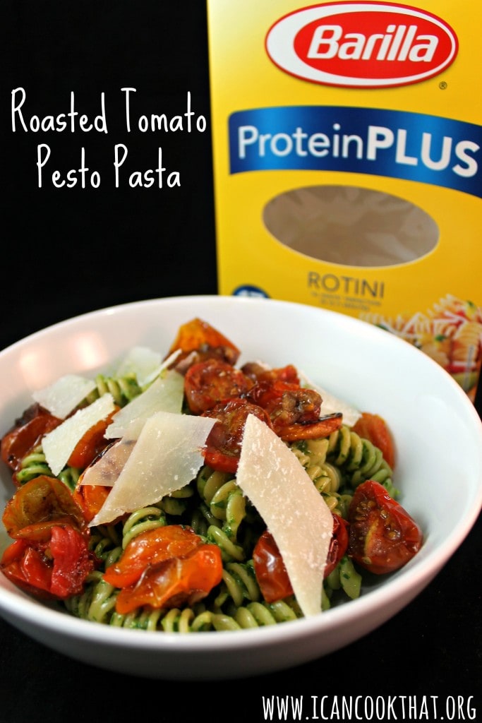 Roasted Tomato Pesto Pasta #DareToPair