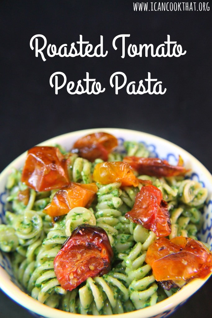 Roasted Tomato Pesto Pasta #DareToPair