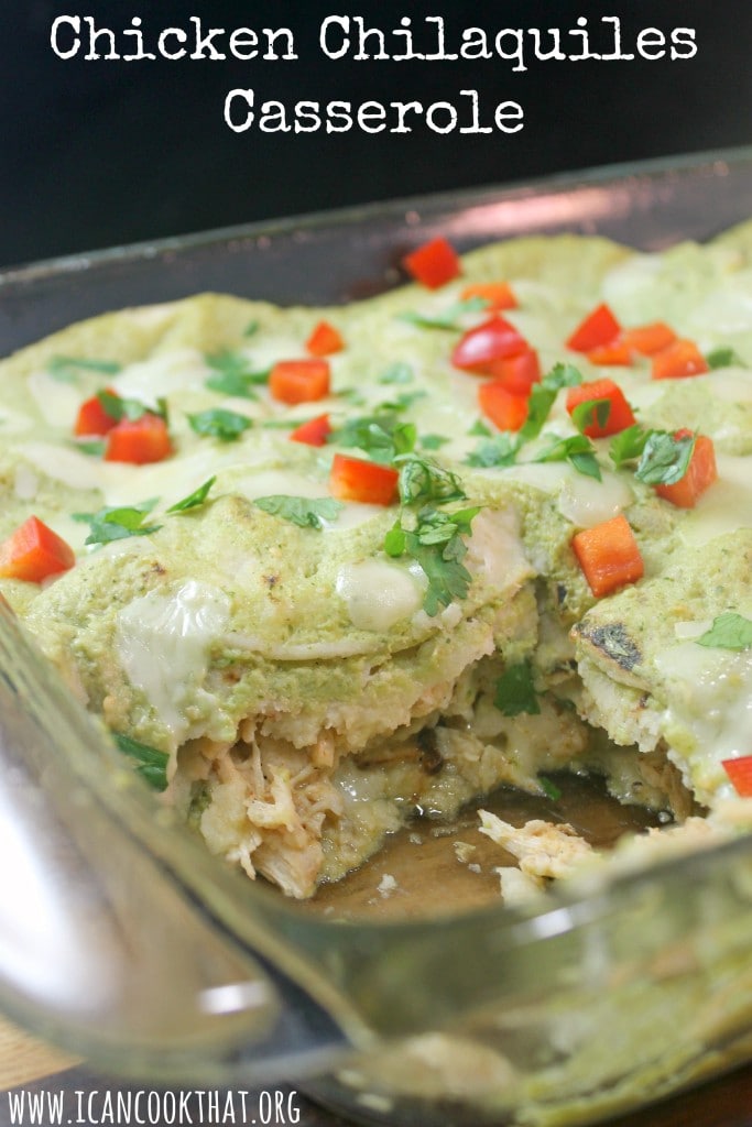 Chicken Chilaquiles Casserole