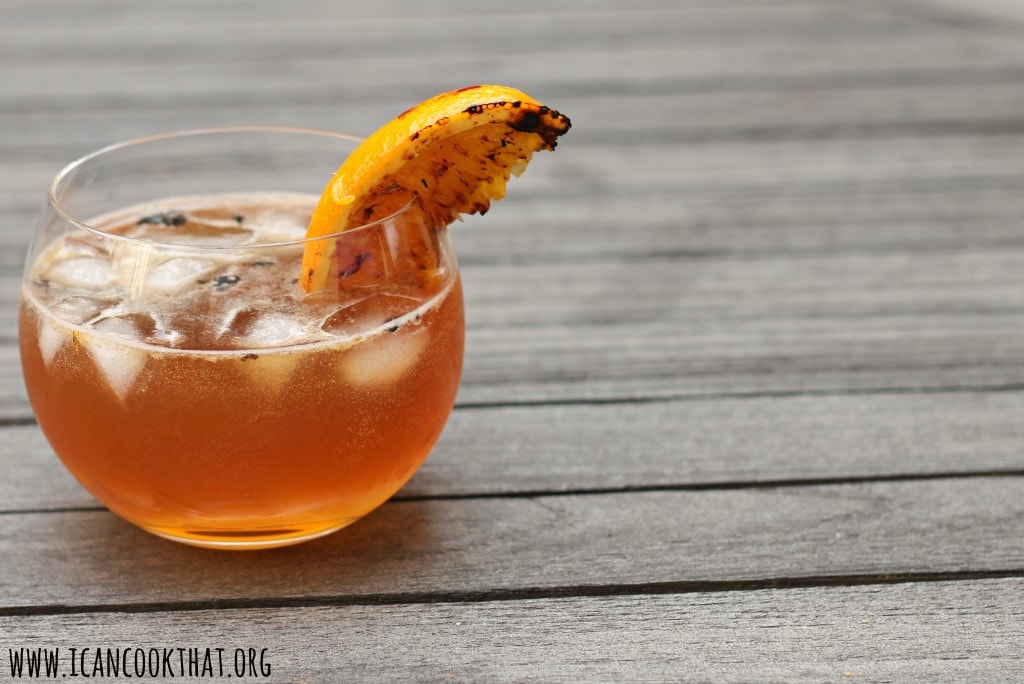 Grilled Peach Old Fashioned