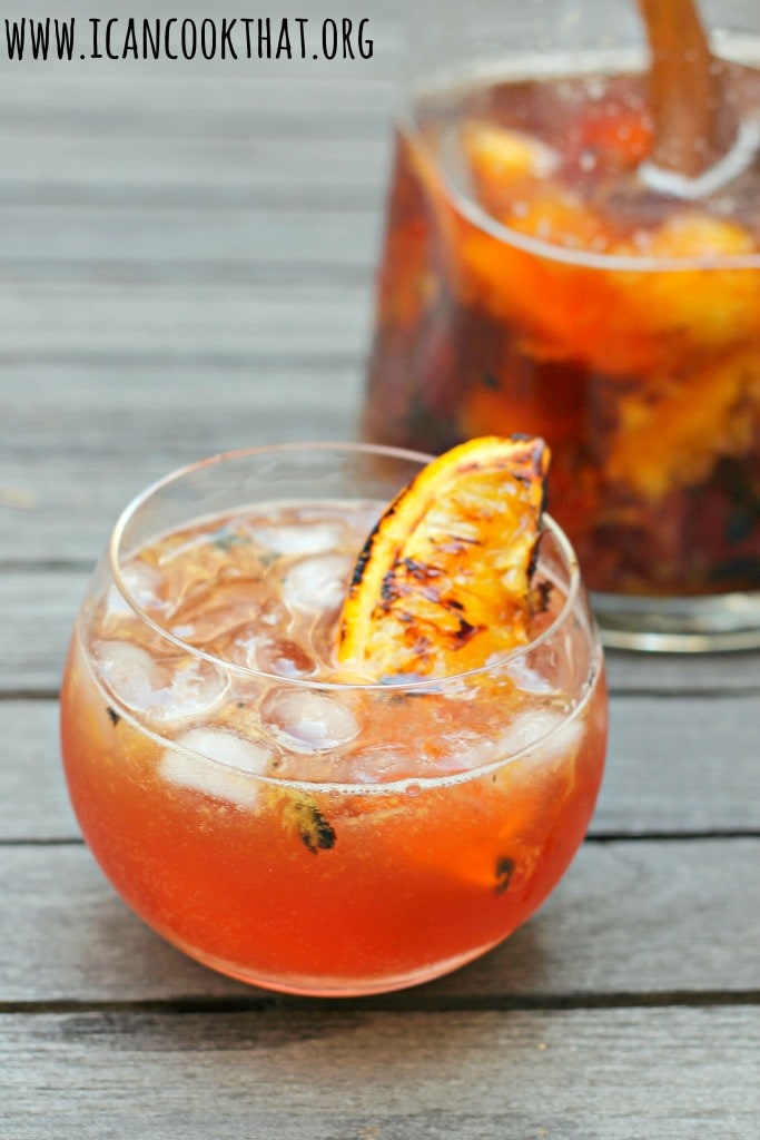 Grilled Peach Old Fashioned