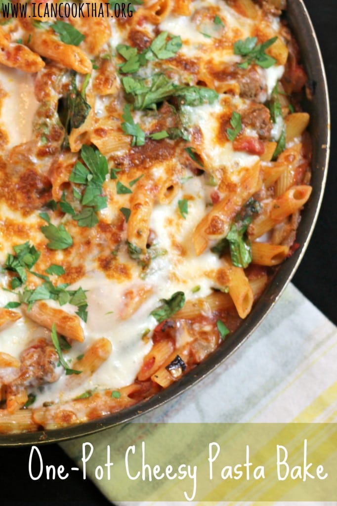 One-Pot Cheesy Pasta Bake