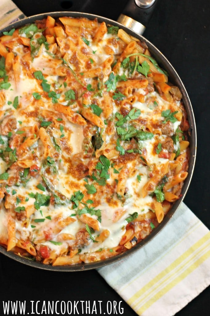 One-Pot Cheesy Pasta Bake