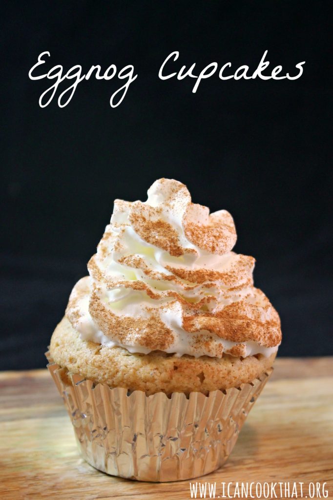 Eggnog Cupcakes #ShareTheJoy