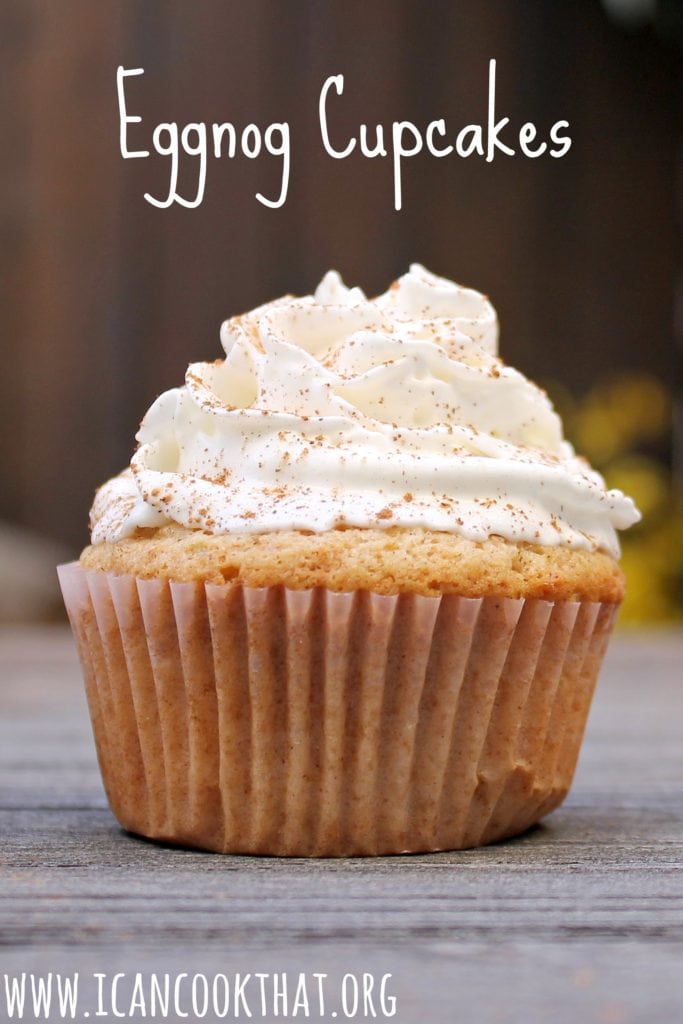 Eggnog Cupcakes #ShareTheJoy