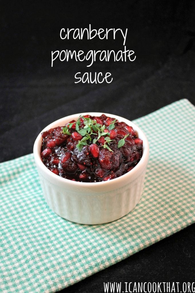 Cranberry Pomegranate Sauce