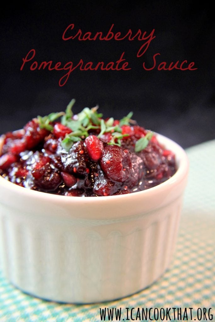 Cranberry Pomegranate Sauce