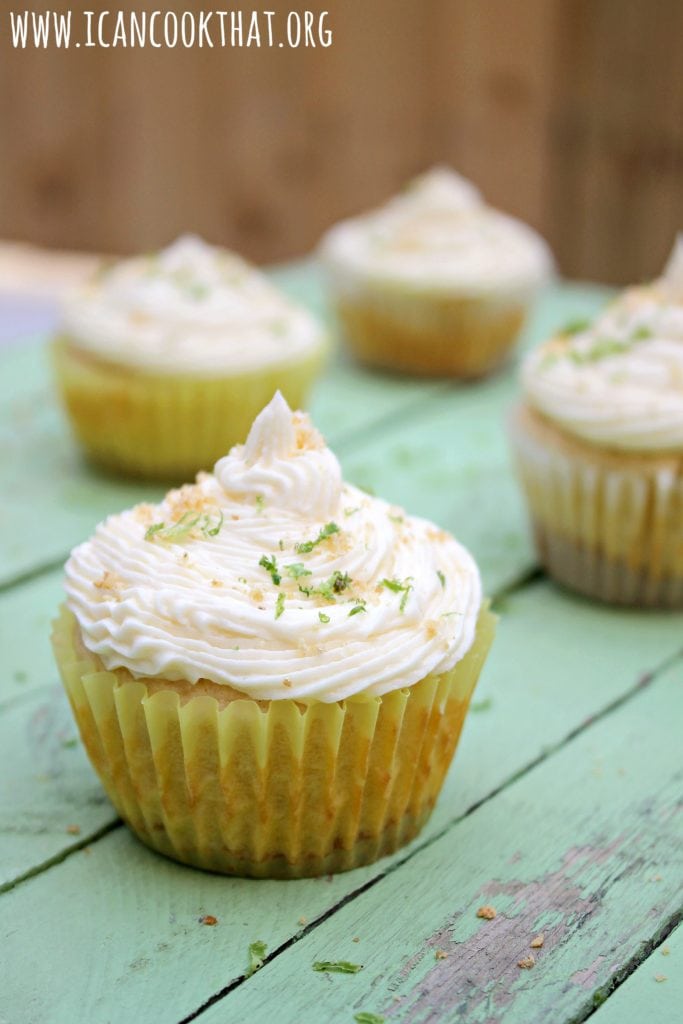 Key Lime Pie Cupcakes #FlKeysCookOff