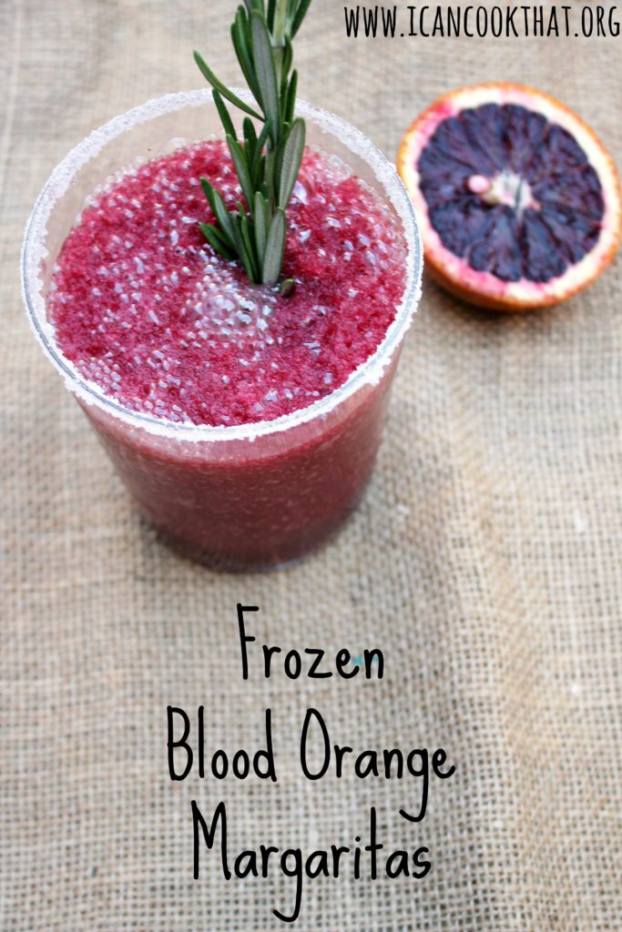 Frozen Blood Orange Margaritas