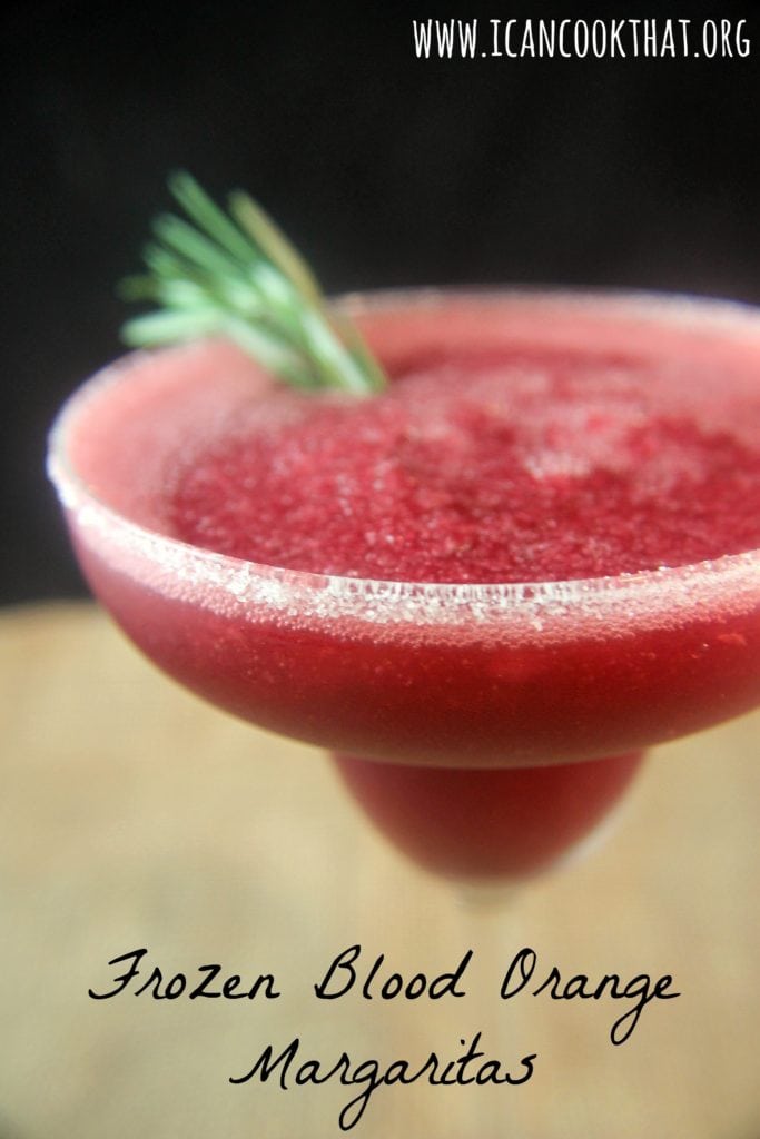 Frozen Blood Orange Margaritas