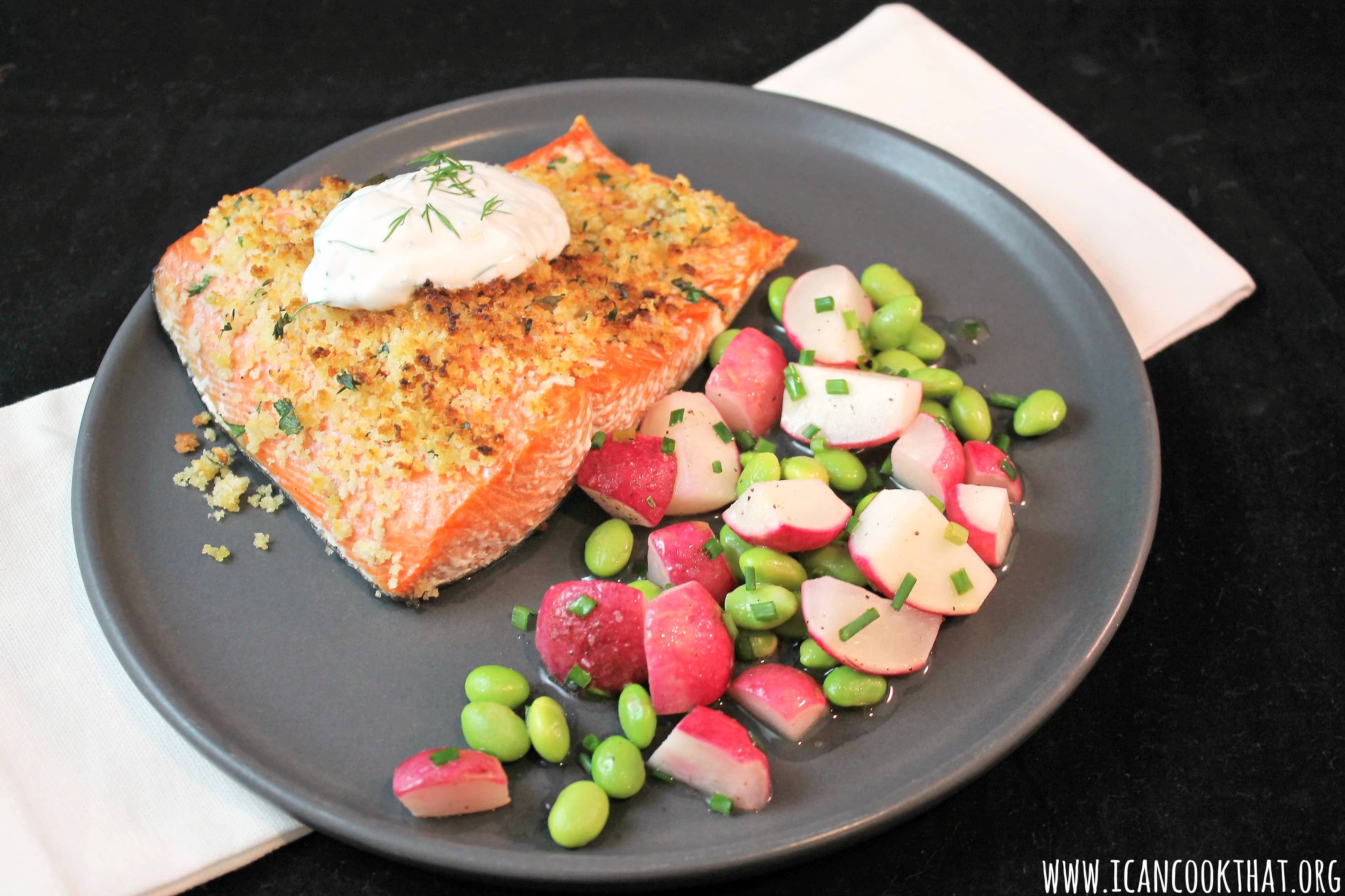 Warm Buttered Radish and Edamame Salad