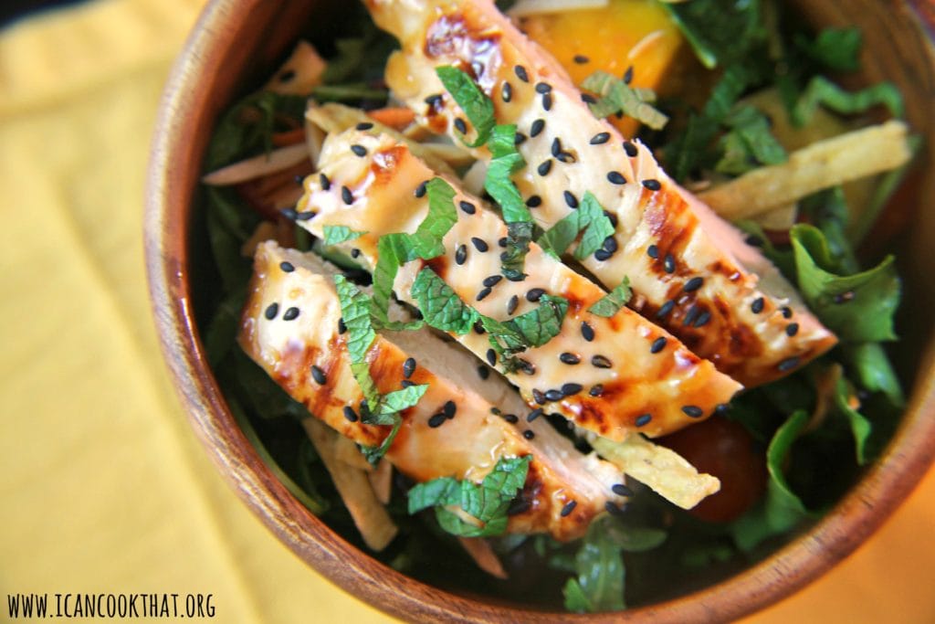 Chicken, Mango and Pineapple Salad