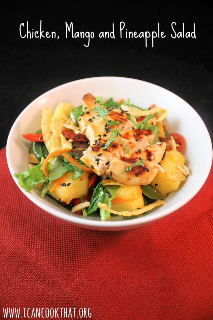 Chicken, Mango and Pineapple Salad