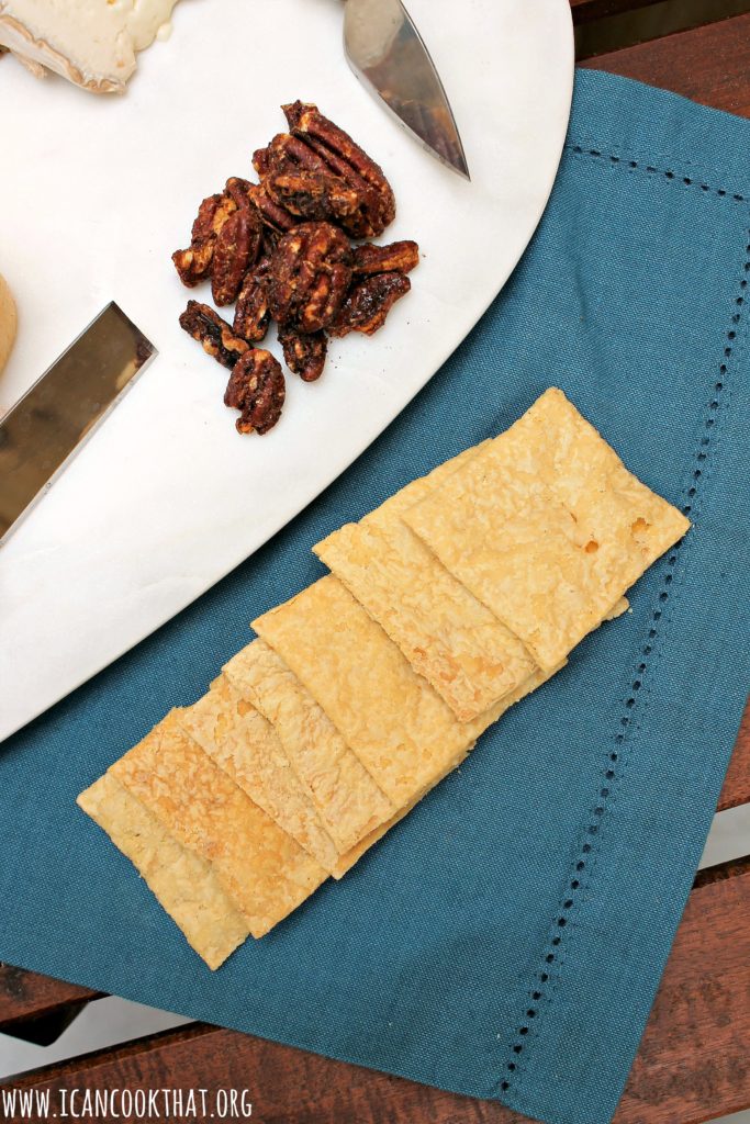 Aida's Szechuan Candied Pecans and Sourdough Crackers