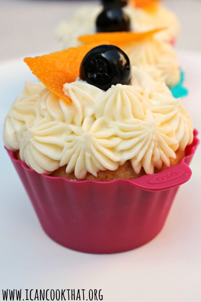 Old Fashioned Cupcakes- Vanilla-Orange Cupcakes with Bourbon-Orange Cream Cheese Frosting