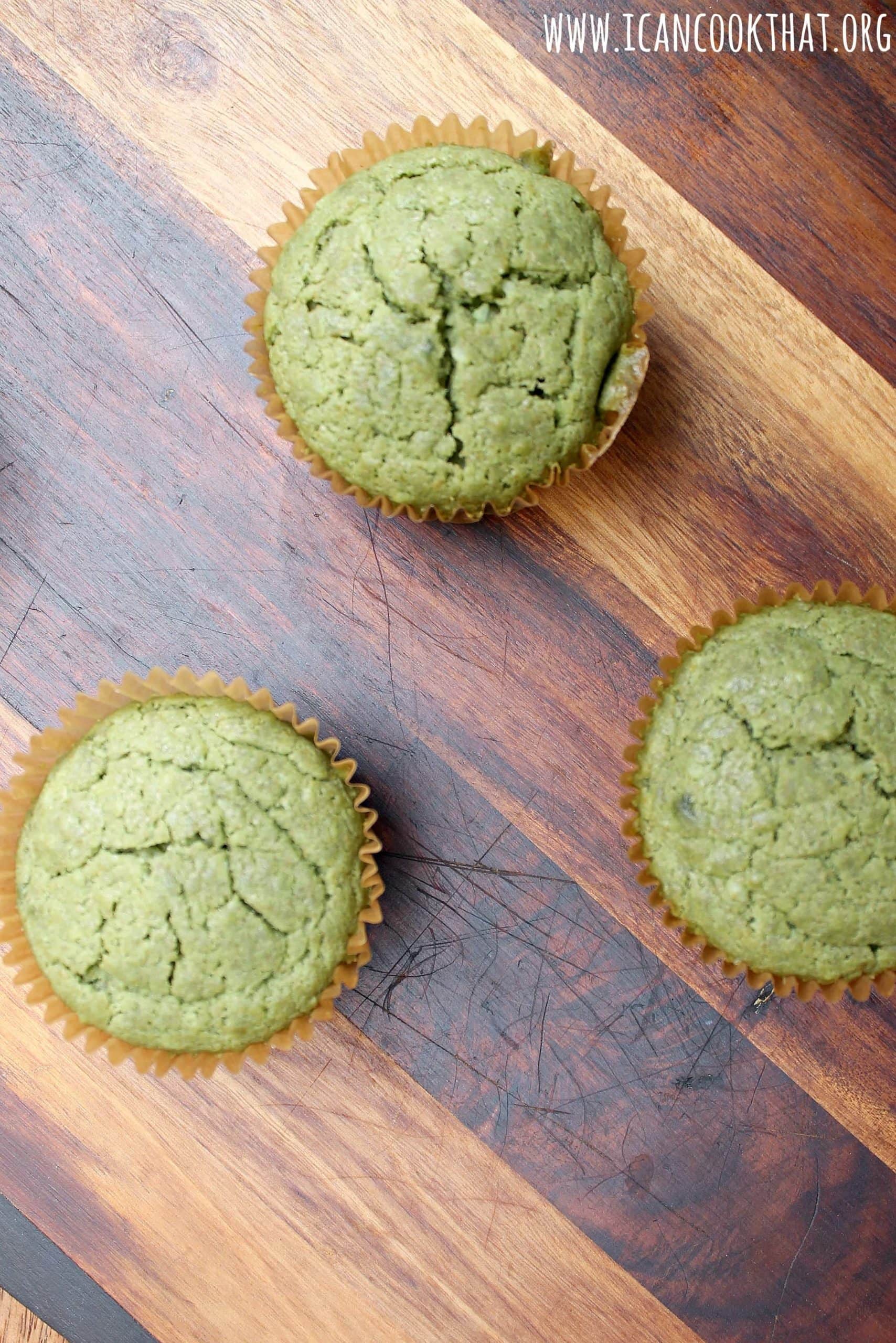 Coconut Matcha Muffins