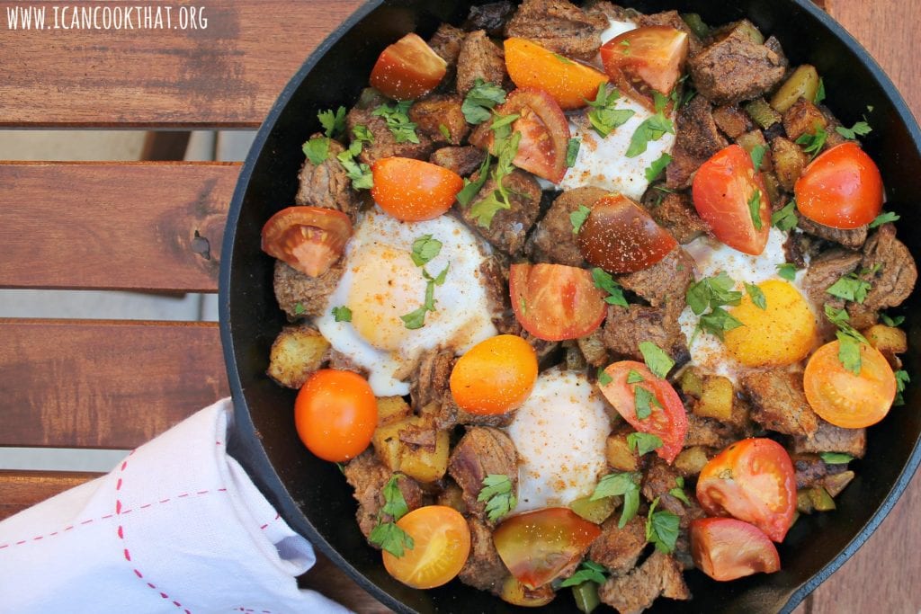 Steak and Eggs Hash