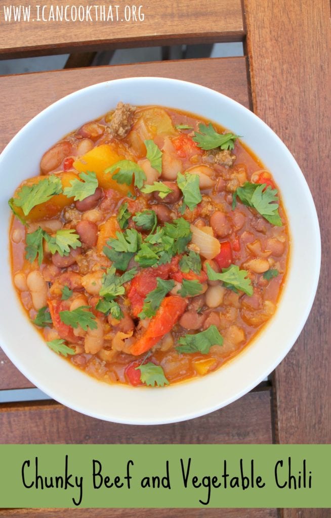 Chunky Beef and Vegetable Chili