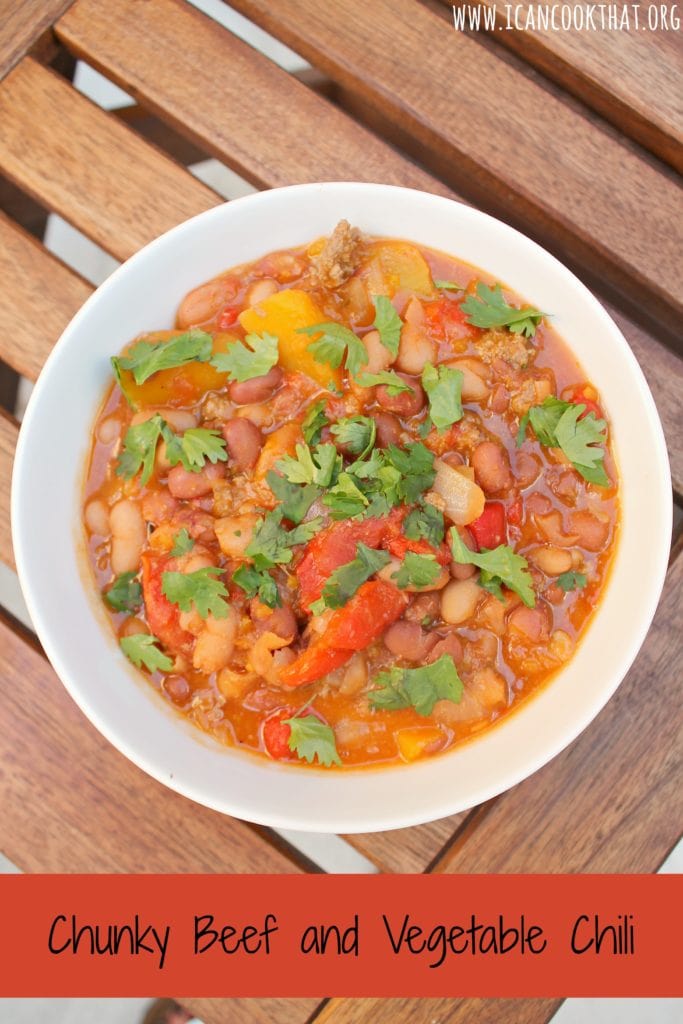 Chunky Beef and Vegetable Chili